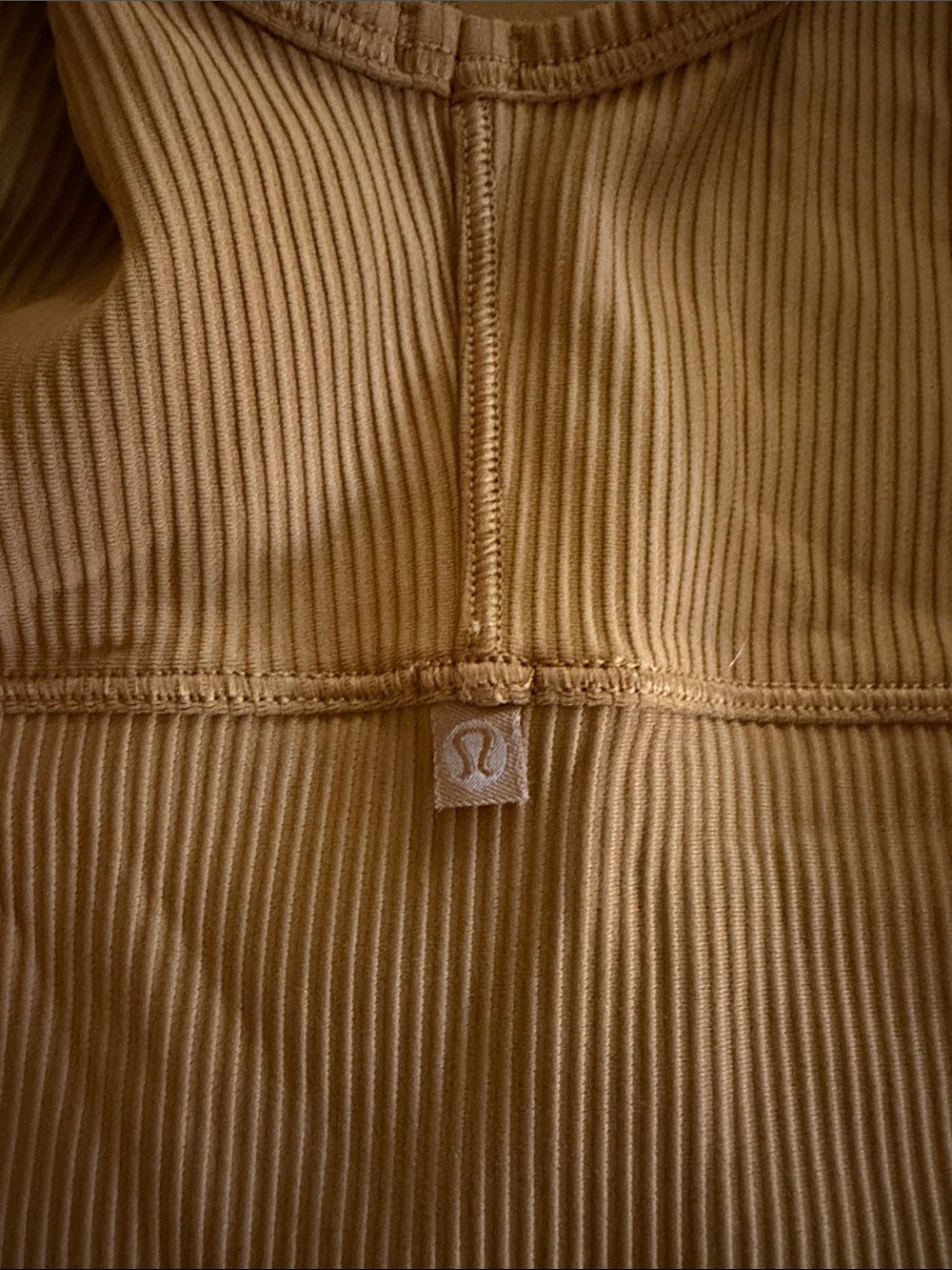 Lululemon Rust Ribbed Tank - Picture 3 of 3